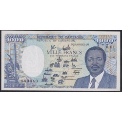 Камерун 1000 франков 1985 (CAMEROON 1000 Francs 1985) P 25 : UNC
