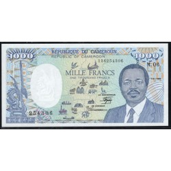 Камерун 1000 франков 1989 (CAMEROON 1000 Francs 1989) P 26а : UNC