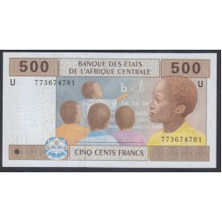 Камерун 500 франков 2002 (CAMEROON 500 Francs 2002) P 206Ue: UNC