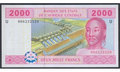 Камерун 2000 франков 2002 (CAMEROON 2000 Francs 2002) P 208Ua : UNC