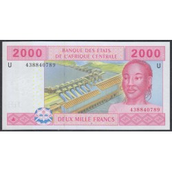 Камерун 2000 франков 2002 года (CAMEROON 2000 Francs 2002) P 208Ud: UNC