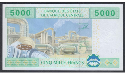 Камерун 5000 франков 2002 (CAMEROON 5000 Francs 2002) P 209Uc: UNC