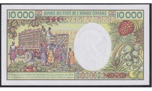 Камерун 10000 франков (1984-1990) (CAMEROON 10000 Francs (1984-1990)) P 23(1): UNC