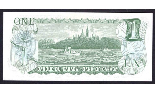 Канада 1 доллар 1973 года (CANADA 1 dollar 1973) P85с: UNC