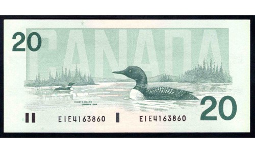 Канада 20 долларов 1991 (CANADA 20 dollars 1991) P 97a : UNC