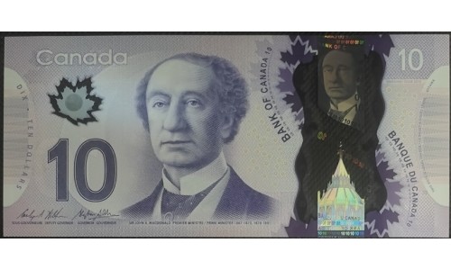 Канада 10 долларов 2013 года (CANADA 10 dollars 2013) P 107c : UNC
