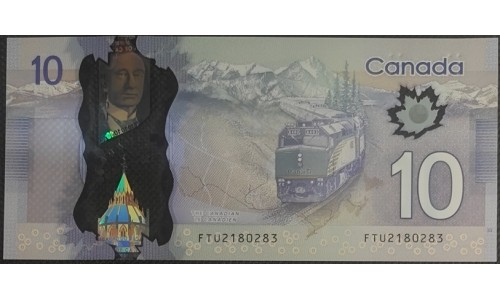 Канада 10 долларов 2013 года (CANADA 10 dollars 2013) P 107c : UNC