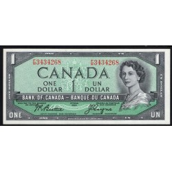 Канада 1 доллар 1954 (CANADA 1 dollar 1954) P 75a: UNC
