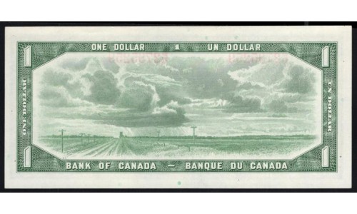 Канада 1 доллар 1954 (CANADA 1 dollar 1954) P 75b : UNC