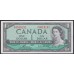 Канада 1 доллар 1954 года, 0519191, Красивый Номер (CANADA 1 dollar 1954) P 75с: UNC