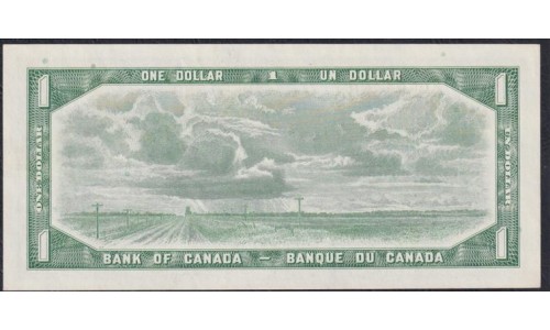 Канада 1 доллар 1954 (CANADA 1 dollar 1954) P 75d : UNC