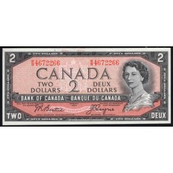 Канада 2 доллара 1954 года (CANADA 2 dollars 1954) P 76a: UNC