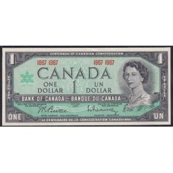 Канада 1 доллар 1967 года (CANADA 1 dollar 1967) P 84a: UNC