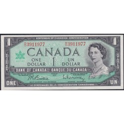 Канада 1 доллар 1967 года (CANADA 1 dollar 1967) P 84b: UNC