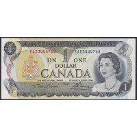 Канада 1 доллар 1973 года (CANADA 1 dollar 1973) P85b: UNC