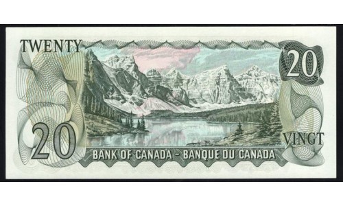Канада 20 долларов 1969 года, EA0000593 (CANADA 20 dollars 1969) P 89a: UNC