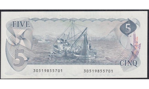 Канада 5 долларов 1979 года, 30519855701 (CANADA 5 dollars 1979) P 92b: UNC
