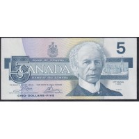 Канада 5 долларов 1986 года, EPB 5765526 (CANADA 5 dollars 1986) P95a(1): aUNC