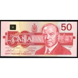 Канада 50 долларов 1988 года (CANADA 50 dollars 1988) P98a: UNC