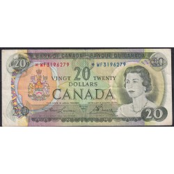 Канада 20 долларов 1969 года, серия Замещения (CANADA 20 dollars 1969 Replacement) P89r: VF
