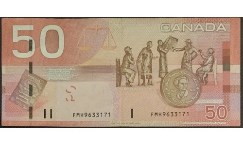 Канада 50 долларов 2004 года (CANADA 50 dollars 2004) P104a: VF