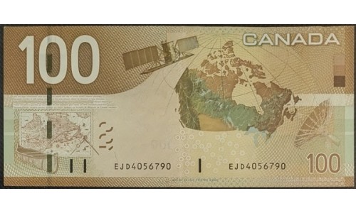 Канада 100 долларов 2004 (2003) года (CANADA 100 dollars 2004 (2003)) P105a: XF