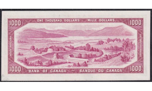 Канада 1000 долларов 1954 года (CANADA 1000 dollars 1954) P83d: UNC