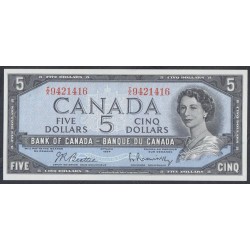 Канада 5 долларов 1954 года (CANADA 5 dollars 1954) P 77c: UNC