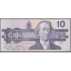 Канада 10 долларов 1989 года (CANADA 10 dollars 1989) P 96b: UNC