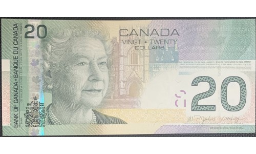 Канада 20 долларов 2004 года (CANADA 20 dollars 2004) P103a: UNC