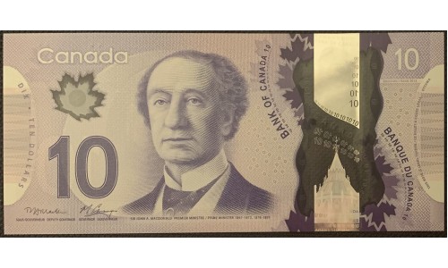 Канада 10 долларов 2013 года (CANADA 10 dollars 2013) P107a: UNC