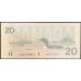 Канада 20 долларов 1991 (CANADA 20 dollars 1991) P 97c : UNC