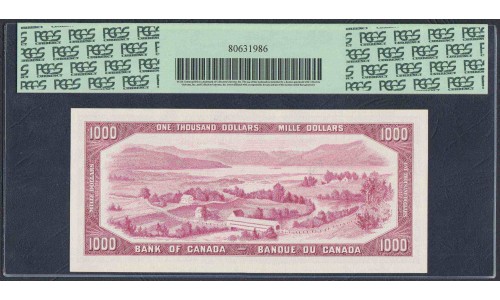 Канада 1000 долларов 1954 года (CANADA 1000 dollars 1954) P83d: UNC 64 