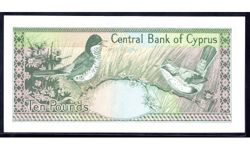 Кипр 10 фунтов 1994 (CYPRUS 10 Pounds 1994) P 55c : UNC