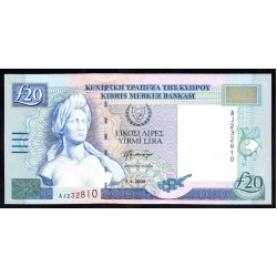 Кипр 20 фунтов 2004 (CYPRUS 20 Pounds 2004) P 63с : UNC