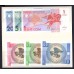 Киргизия набор из 6-ти банкнот (KYRGYZSTAN set of 6 bon) P:Unc -буклет в конверте