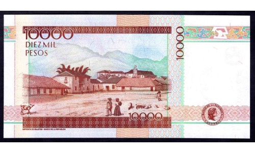 Колумбия 10000 песо 2006 г. (COLOMBIA  10000 pesos 2006) P 453h: UNC