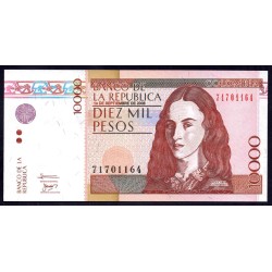 Колумбия 10000 песо 2008 г. (COLOMBIA  10000 pesos 2008) P 453l: UNC