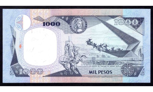 Колумбия 1000 песо 1995 г. (COLOMBIA  1000 pesos oro 1995) P 438: UNC