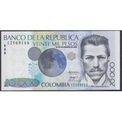 Колумбия 20000 песо 20.11.2006 г. (COLOMBIA  20000 pesos 20.11.2006 ) P 454m: UNC
