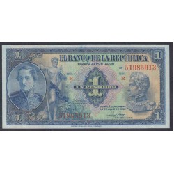 Колумбия 1 песо 1942 (COLOMBIA 1 peso oro 1942) P 380c: UNC