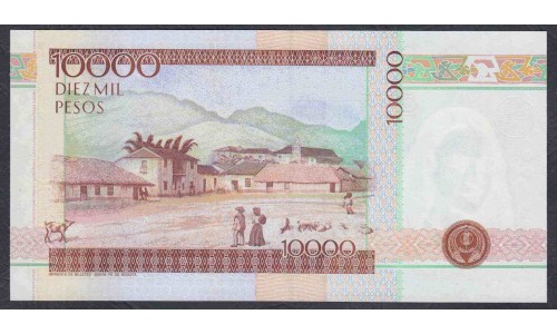 Колумбия 10000 песо 06.01.1998 г. (COLOMBIA  10000 pesos 06.01.1998) P 443: UNC
