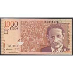 Колумбия 1000 песо 2005 г. (COLOMBIA  1000 pesos 2005) P 450i: UNC