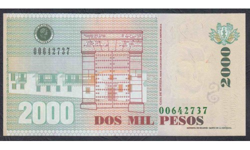 Колумбия 2000 песо 2005 г. (COLOMBIA  2000 pesos 2005) P 457a: UNC