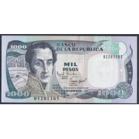 Колумбия 1000 песо 1995 года, 2 августа 1995 (COLOMBIA  1000 pesos oro 02.08.1995) P 438: UNC