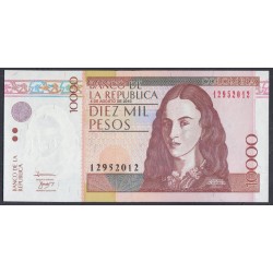 Колумбия 10000 песо 2010 г. (COLOMBIA  10000 pesos 2010) P 453n: UNC