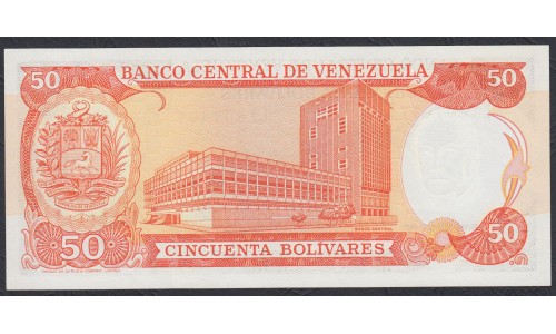 Венесуэла 50 боливаров 1977 года (Venezuela 50 Bolivares 1977) P 54d: UNC