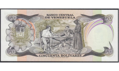 Венесуэла 50 боливаров 1981 года (Venezuela 50 Bolivares 1981) P 58a: UNC