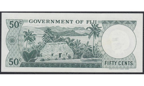 Фиджи 50 центов 1969 года (FIJI  50 Cents 1969) P 58a: aUNC /UNC