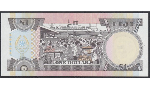 Фиджи 1 доллар 1987 года (FIJI  1 dollar 1987) P 86: UNC